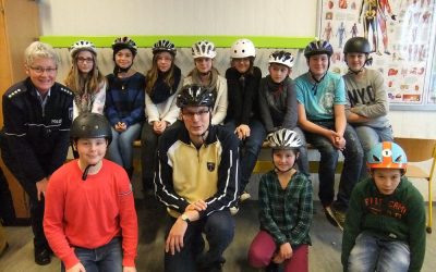 „Aktion Helm“ im 6. Schuljahr