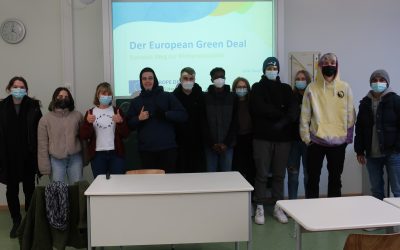 European-Studies-Kurs (Jg. 11) informiert sich über den „European Green Deal“