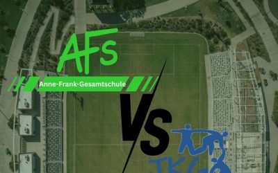 Fußball-Abiduell 2025 zwischen der JKG und der AFS
