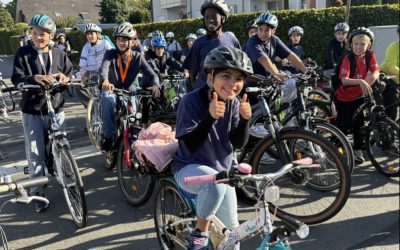 Anne-Frank-Schule nimmt an Kidical Mass im Rahmen der Klimawoche teil
