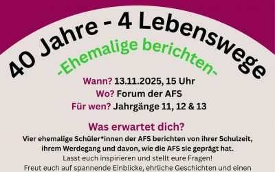 Ehemaligen-Talk im Forum, 13.11.2025